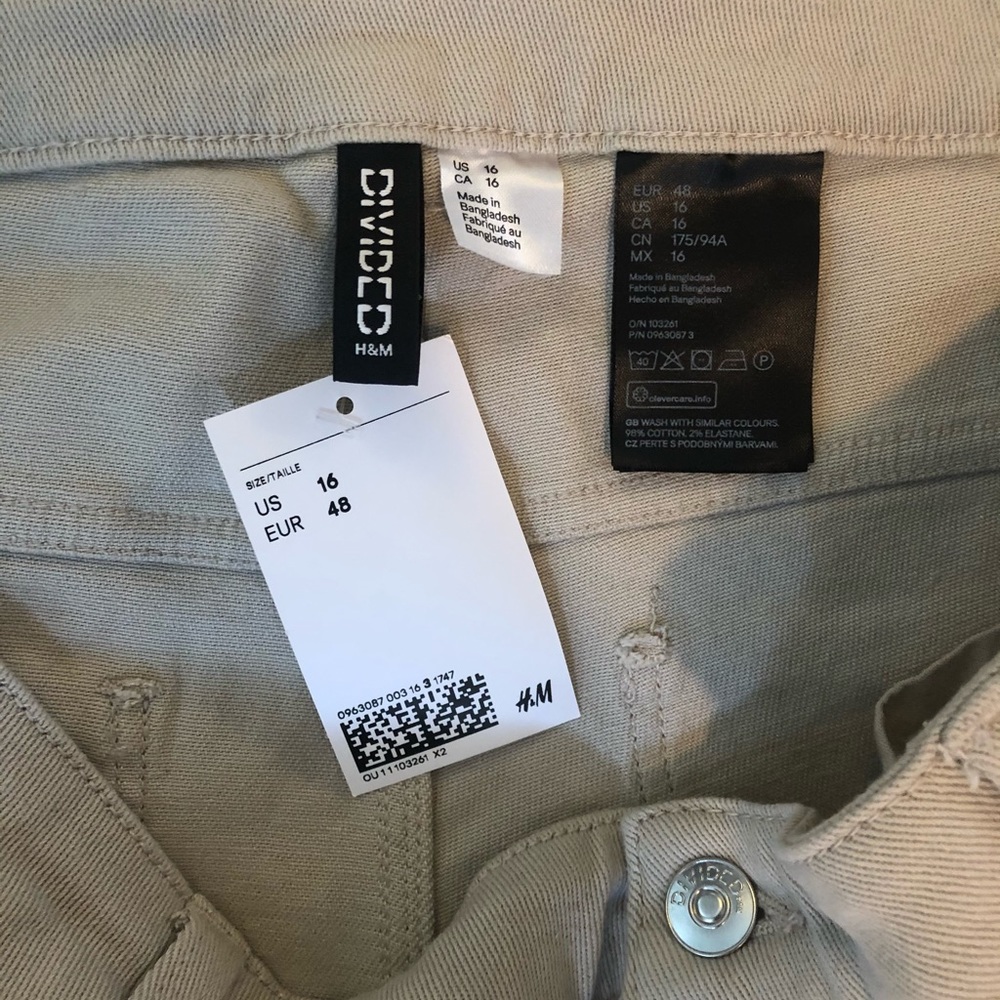 H&M Wide Leg Khaki - Picture 5 of 5